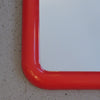 Miroir rectangulaire rouge Finnmirror 1970/80