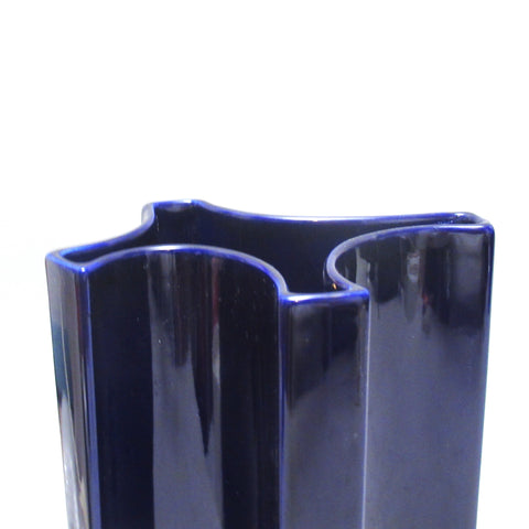 Vase bleu Angelo Mangiarotti Fratelli Brambilla