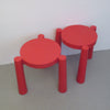 Tabouret Stooble rouge Anna Castelli Ferrieri Kartell