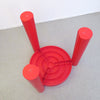 Tabouret Stooble rouge Anna Castelli Ferrieri Kartell