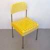 Chaise Box jaune Enzo Mari Anonima Castelli 1971