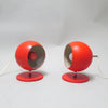 Paire de lampes boules rouges Koch & Lowi OMI