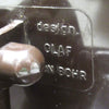 Miroir de table marron Olaf von Bohr Gedy Années 70