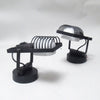 Paire d'appliques Sintesi noires Ernesto Gismondi Artemide
