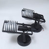 Paire d'appliques Sintesi noires Ernesto Gismondi Artemide