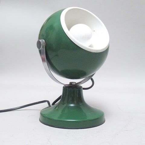 Lampe boule italienne verte Années 60