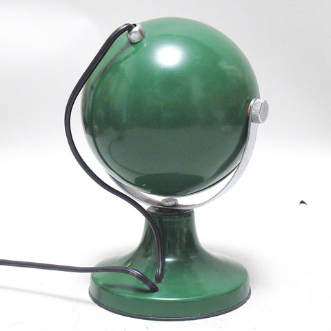 Lampe boule italienne verte Années 60