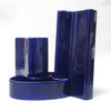 Vases combinables indigo Angelo Mangiarotti Fratelli Brambilla