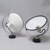 Paire d'appliques Luna Bi Philips Années 70/80