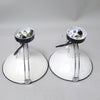 Paire d'appliques Luna Bi Philips Années 70/80