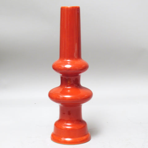 Vase soliflore rouge Années 70