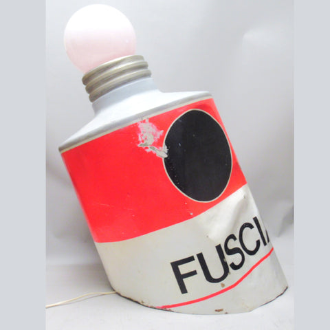 Lampe Tube de peinture Fuschia Pop Art Années 80