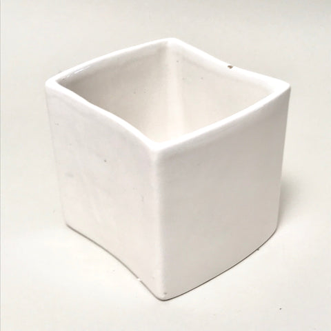 Vase blanc Franco Bettonica Sezione Design Gabbianelli