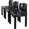 Trois chaises noires  4875 Carlo Bartoli Kartell