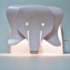Lampe Elephant rose pale Années 70