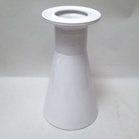 Vase blanc Ambrogio Pozzi