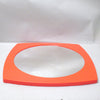 Miroir à cadre orange Syla 1970