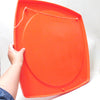 Miroir à cadre orange Syla 1970