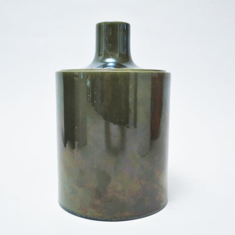 Vase pique-fleur kaki Ambrogio Pozzi