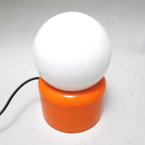 Lampe orange Années 70
