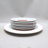 Service d'assiettes et plat Patisserie San Marciano Années 80