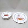 Service d'assiettes et plat Patisserie San Marciano Années 80