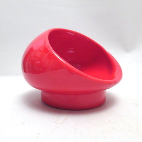 Cendrier en céramique rouge Marcello Cuneo Gabbianelli