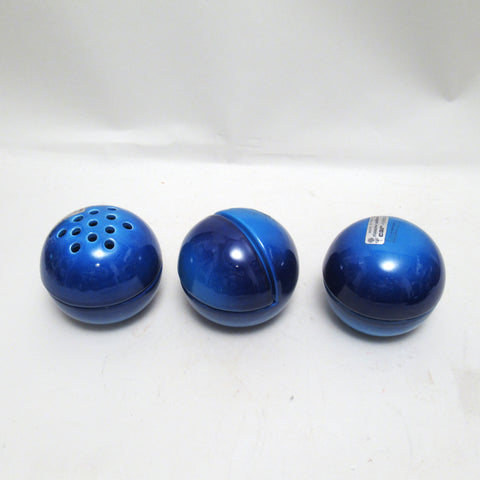 Reservé Trois boules en céramique bleue Emilio Cheveri Car Firenze