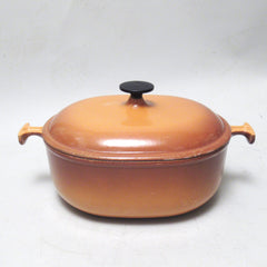 LE CREUSET GRANDE cocotte en fonte émaillée n° 33 - ENZO MARI LA MAMA LE CREUSET GRANDE cocotte en fonte émaillée n° 33 - ENZO MARI LA MAMA