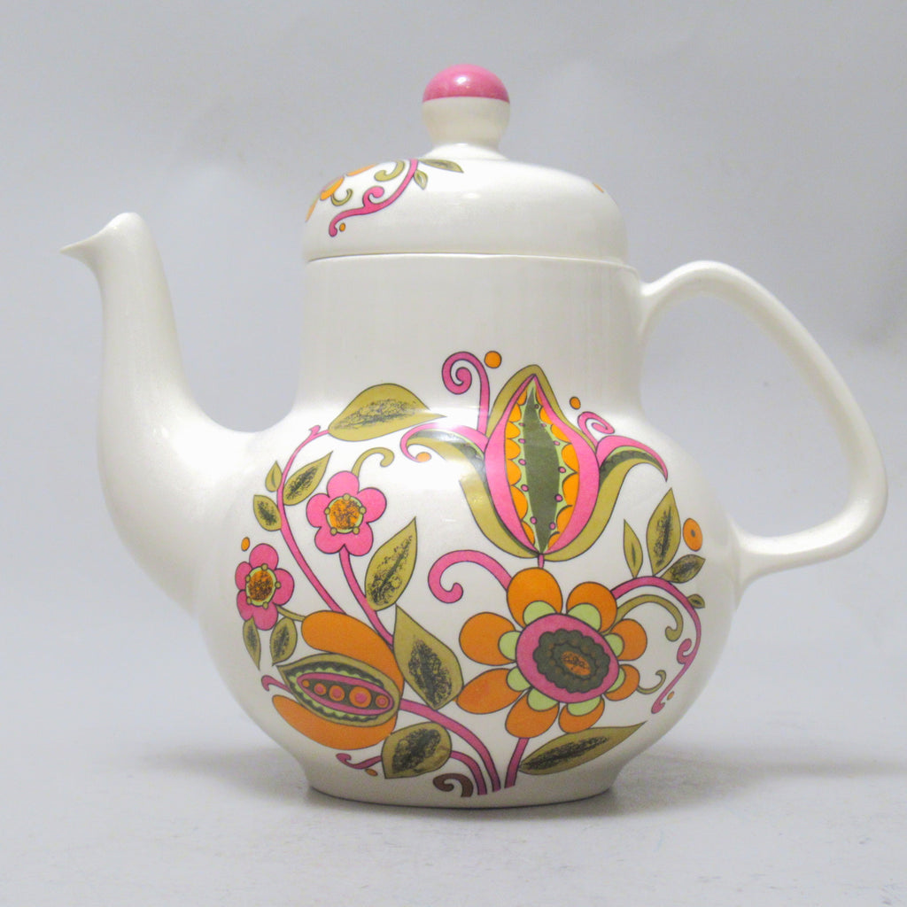Verseuse / Cafetière Winterling Kirchenlamitz Années 70 Blanc et Argent Verseuse / Cafetière Winterling Kirchenlamitz Années 70 Blanc et Argent