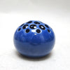 Pique Fleur en ceramique bleue France Années 70