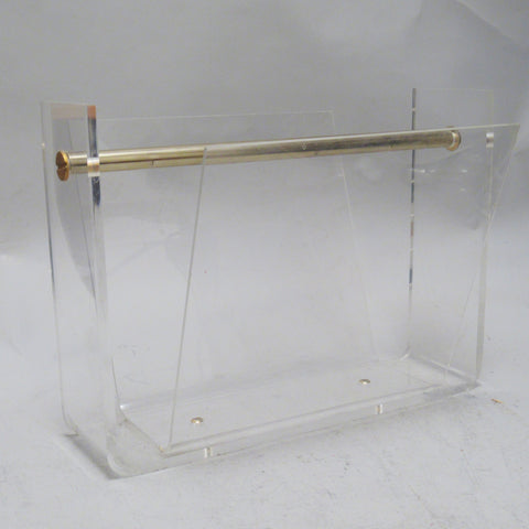 Porte-revue plexiglas David Lange 1975