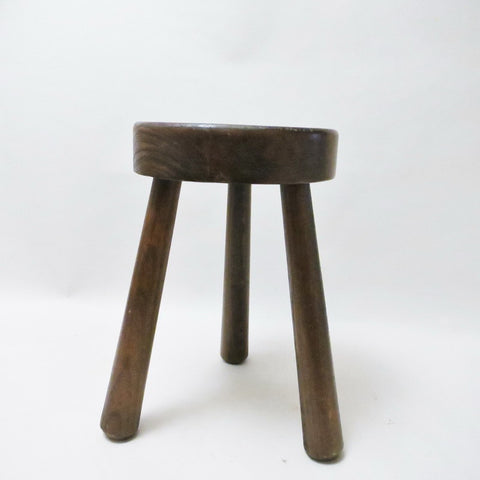 Tabouret tripode rustique Années 60