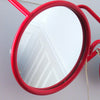 Grande applique Lunette miroir rouge Lisolachenoncè Annees 80