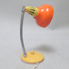 Petite lampe de bureau vintage jaune et orange  Années 70