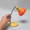 Petite lampe de bureau vintage jaune et orange  Années 70