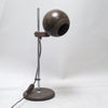 Lampe de bureau boule vintage marron Années 70