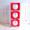 Lampadaire Space Age rouge blanc Annees 60