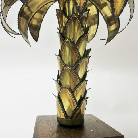 Lampe Palmier Maison Jansen Années 70