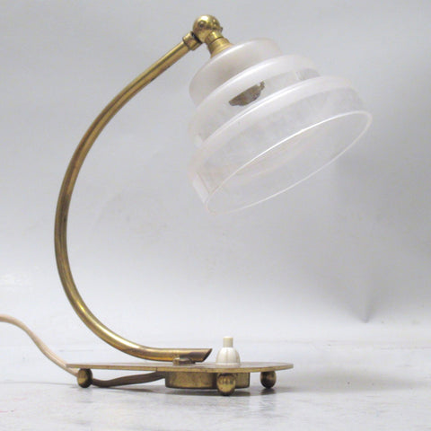 Petite lampe vintage en laiton Années 50/60