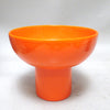 Coupe en céramique orange Vetrochina Italie Années 60