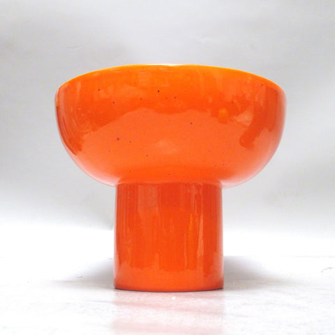 Coupe en céramique orange Vetrochina Italie Années 60