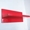 Étagère en plastique rouge Marcello Siard Kartell 1970