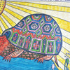 Tortue Coloriage hippy 1967