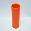 Vase rouleau 0040 orange en céramique Pino Spagnolo Sicart