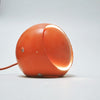 Petite lampe boule orange à volet pivotant Stilux Années 60