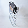 Paire de fauteuils modernistes en cuir Années 70
