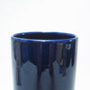 Vase rouleau en ceramique bleu 1970