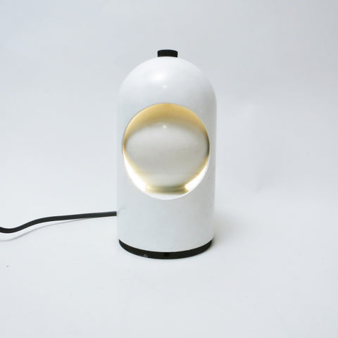 Lampe Selene blanche Italie 1970