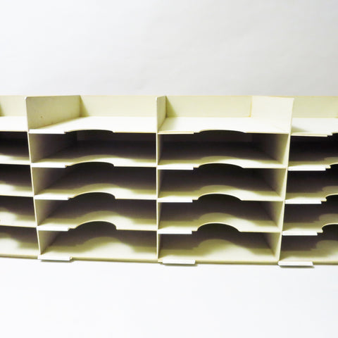 Rangement de bureau Multifiche Années 70